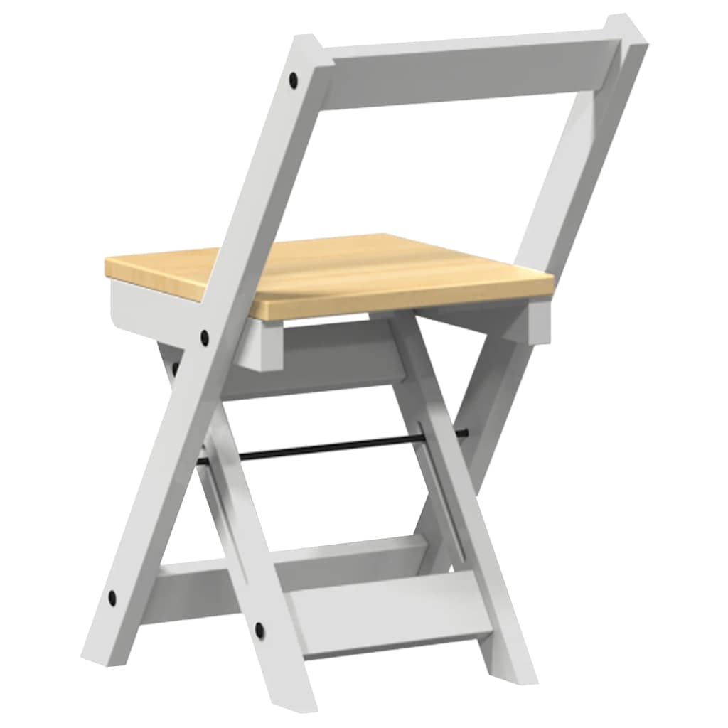 Esszimmerstühle Klappbar 4 Stk. Corona Wachsbraun Massivholz