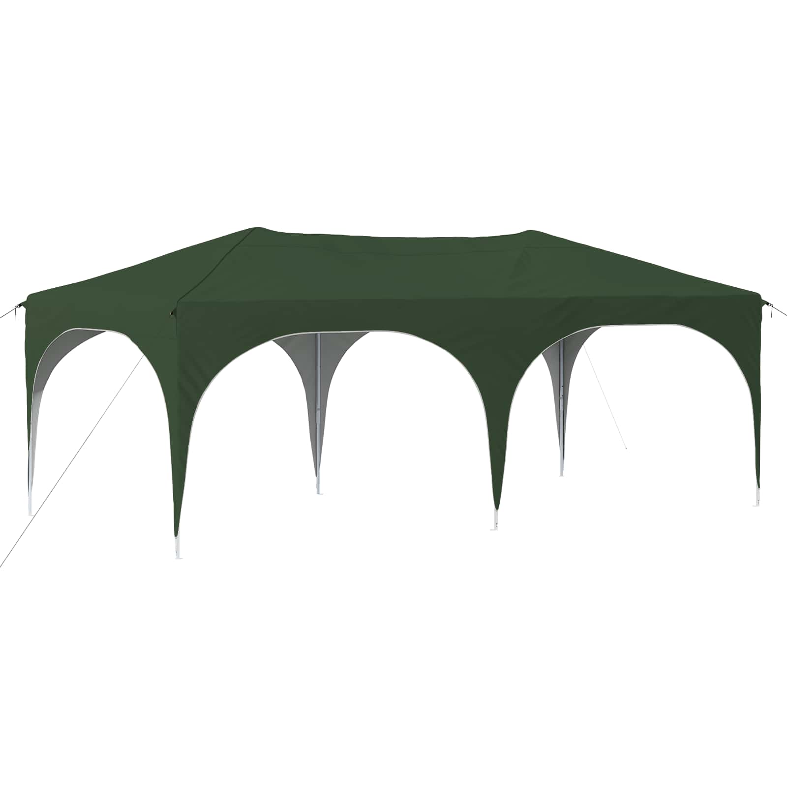 Pop-up Partyzelt 575 x 288 x 245 cm Creme Oxford-Stoff