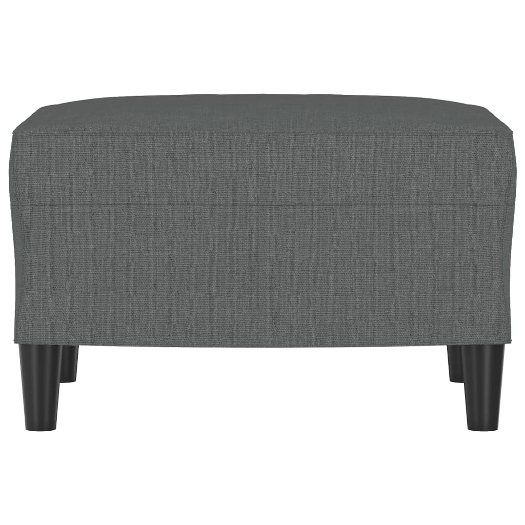 Fußhocker Hellgrau 60x50x41 cm Stoff