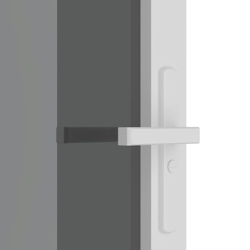 Innentür ESG Glas und Aluminium 76x201,5 cm Schwarz