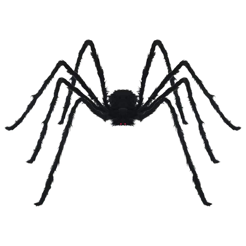 Halloween-Spinnendekoration mit Netzen 2 pcs Schwarz und Weiß