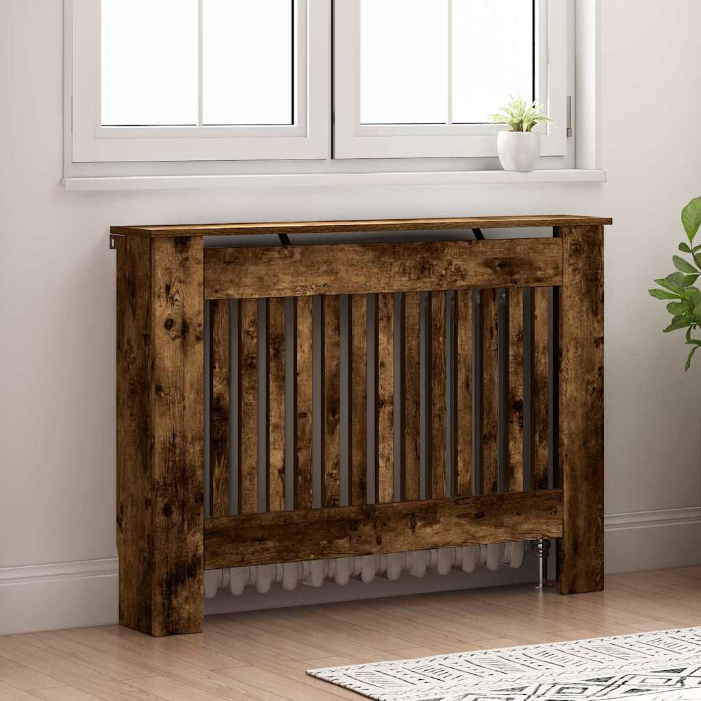 Holzwerkstoff Heizkörper-Abdeckung Heizkörperverkleidung 112 cm, weiß