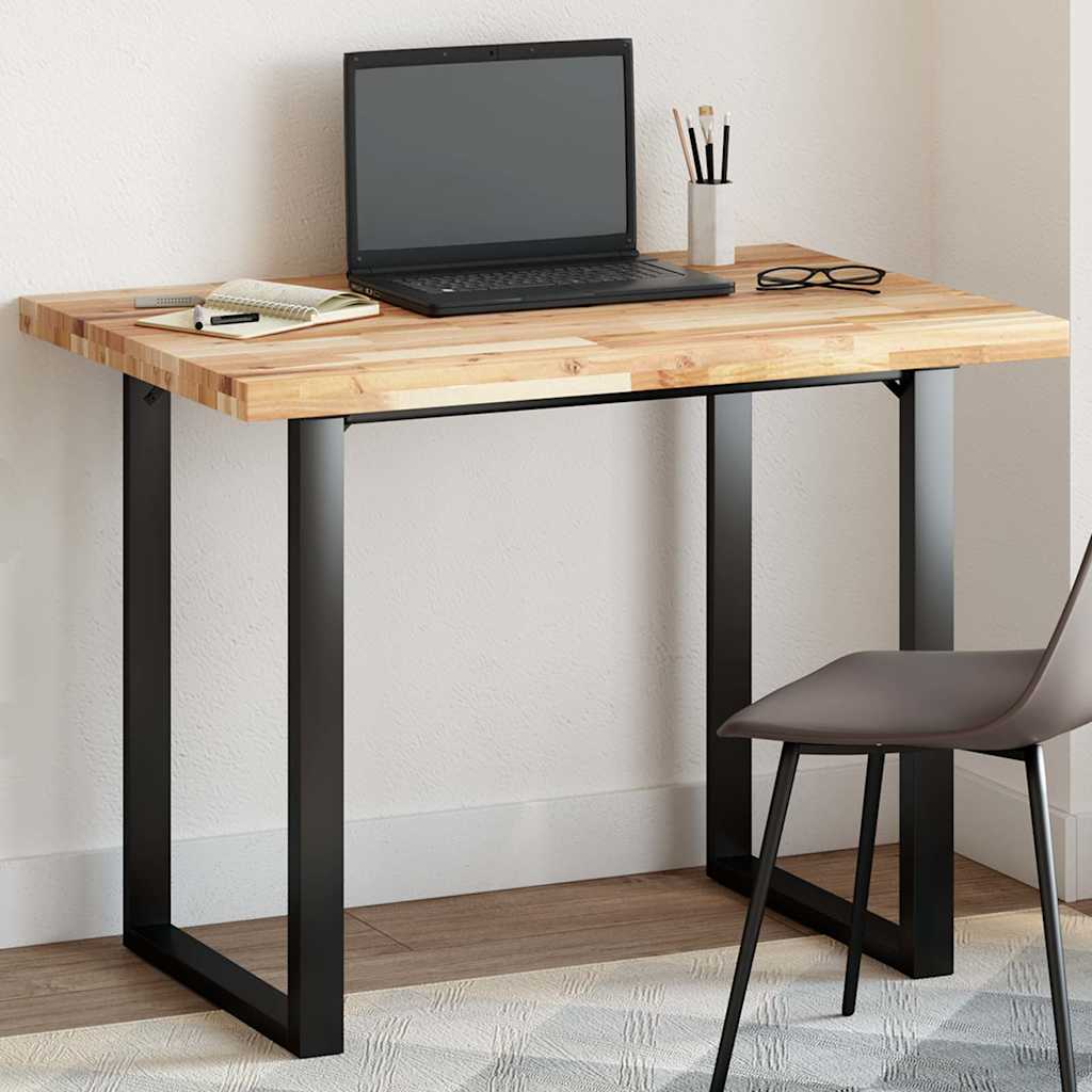 Tischplatte Rechteckig 60x50x2 cm Massivholz Akazie