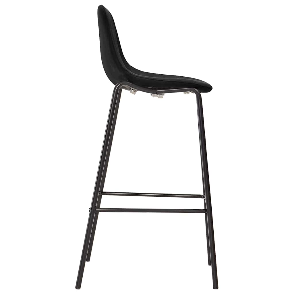 3-tlg. Bar-Set Stoff Dunkelgrau