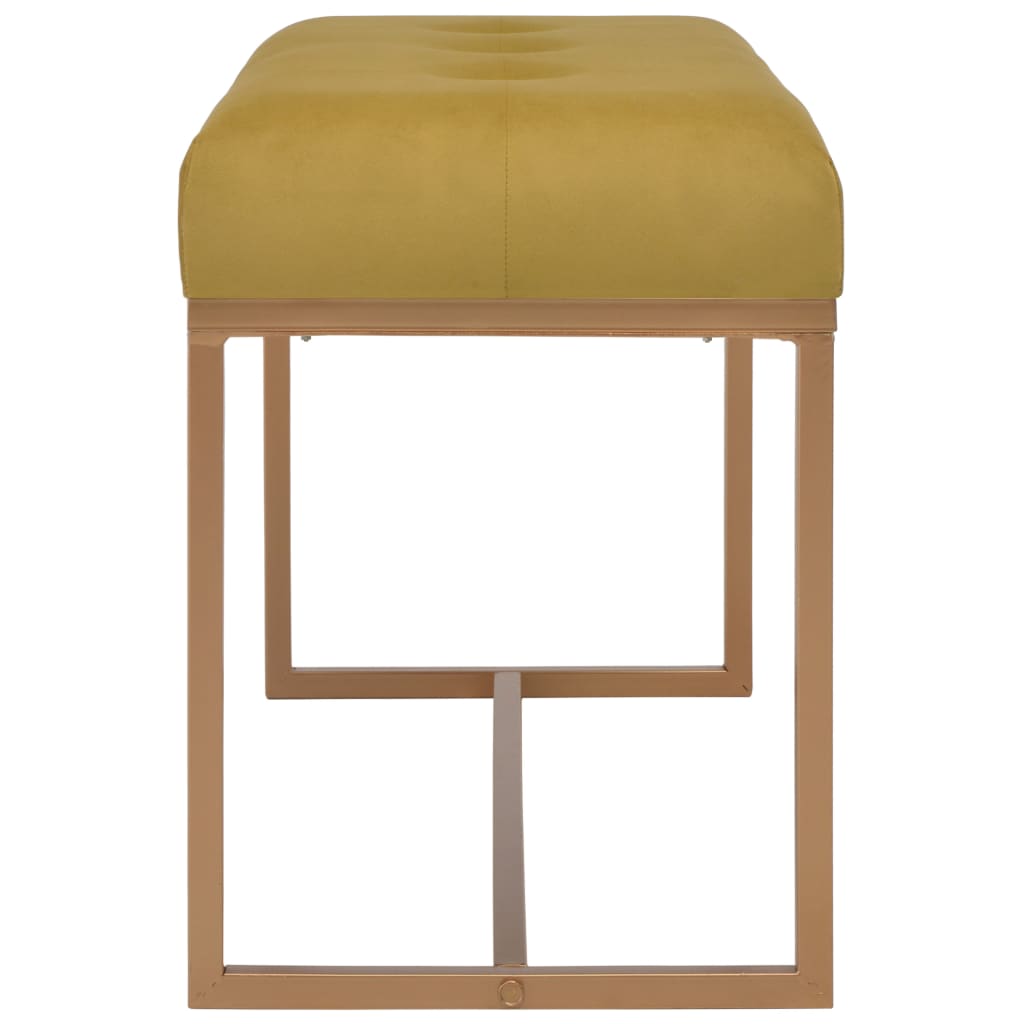 Bank 80 cm Grün Samt