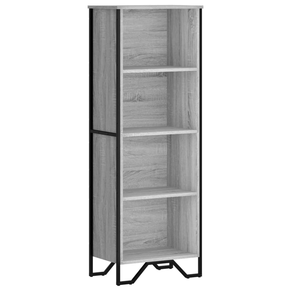 Bücherregal Schwarz 80x31x169 cm Holzwerkstoff