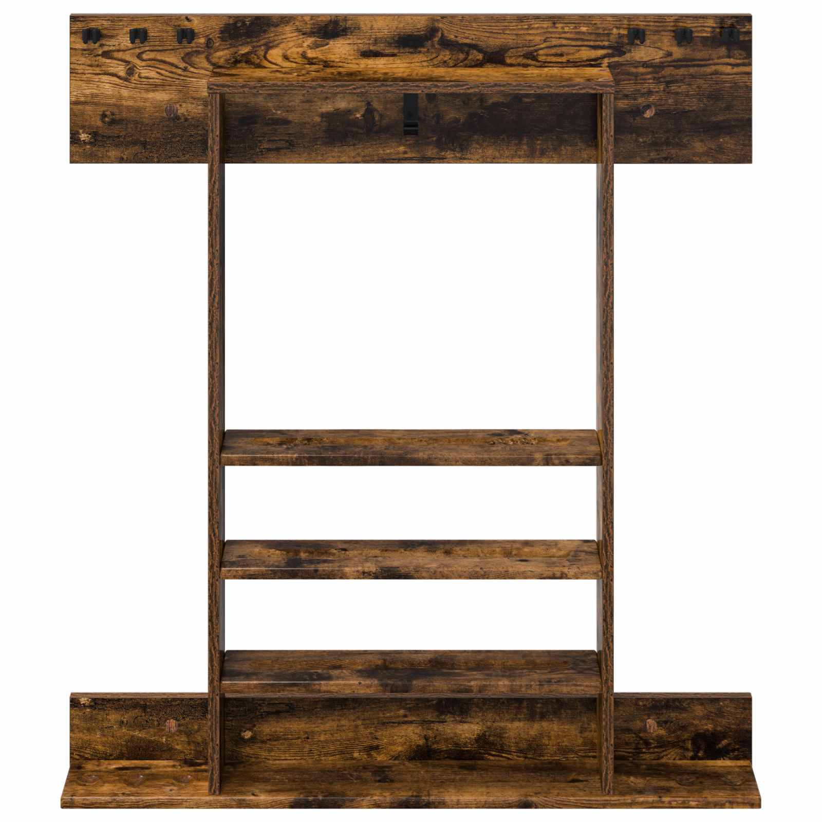 Billardqueue-Ständer Holzwerkstoff 93 x 12 x 103 cm Weiß