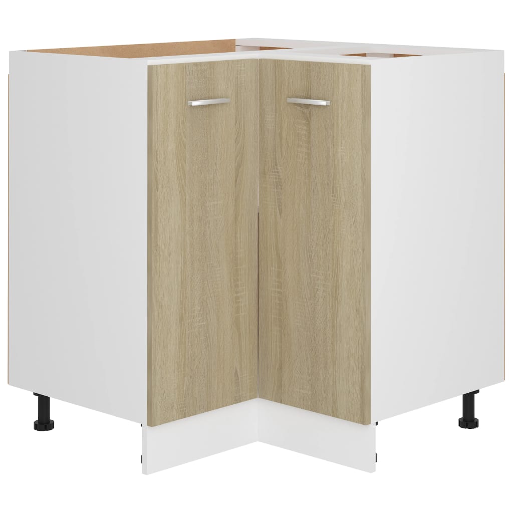 Unterschrank Lyon Weiß 60x46x81,5 cm Holzwerkstoff