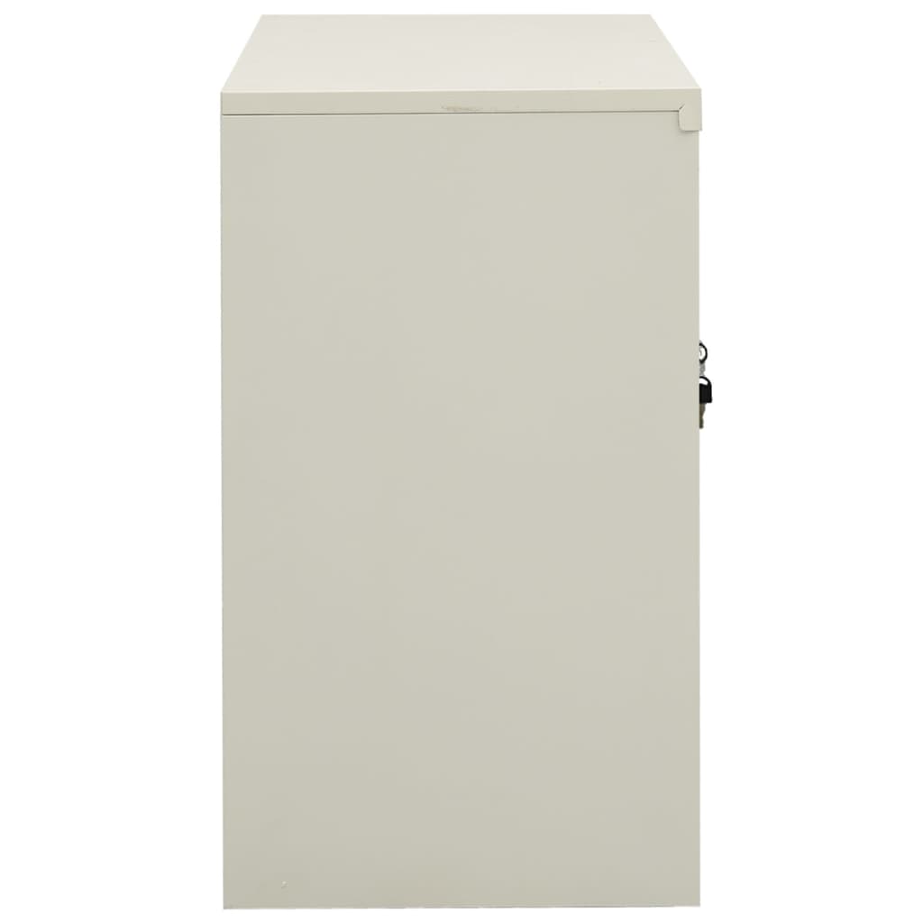 Büroschrank Weiß 90x40x70 cm Stahl