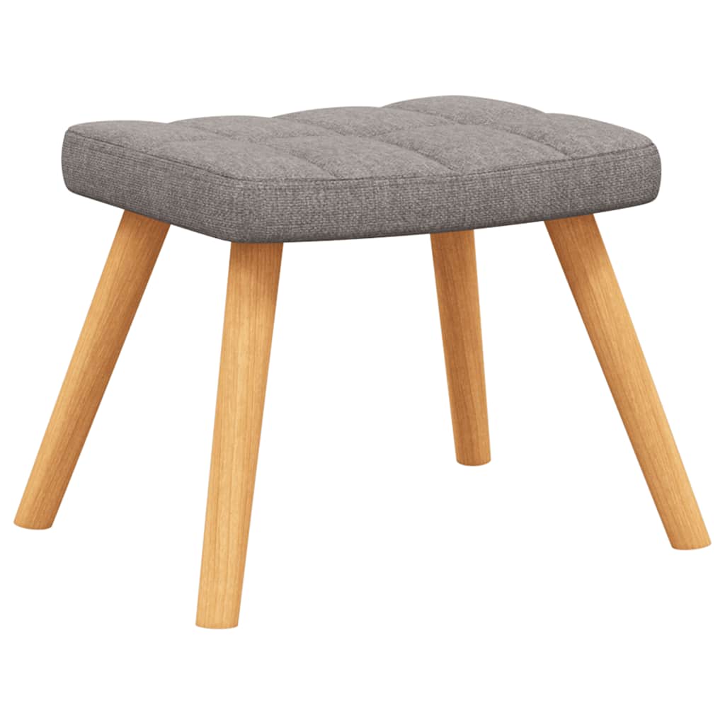 Schaukelstuhl Taupe Stoff
