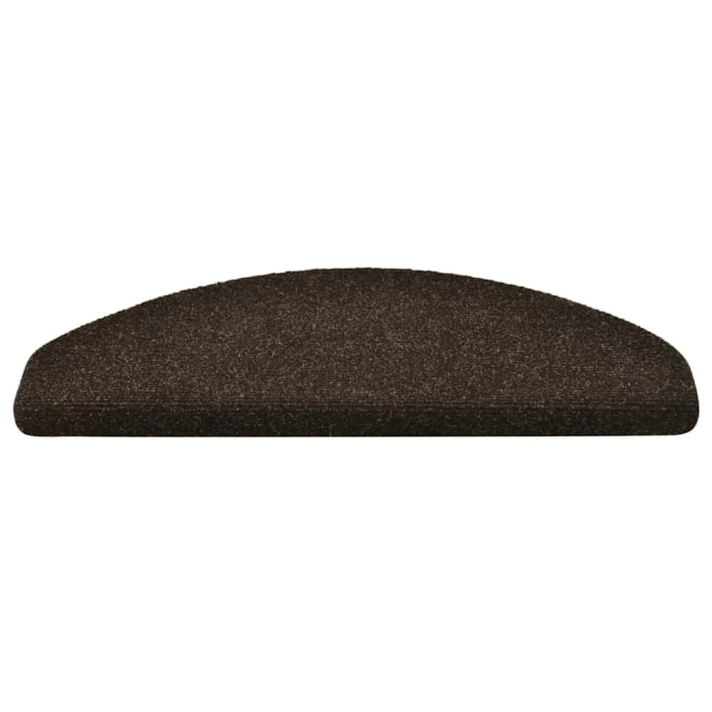 Stufenmatten Selbstklebend 15 Stk. 56x17x3 cm Hellbraun Halbrund