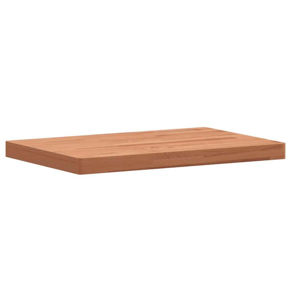 Waschtischplatte 80x40x1,5 cm Massivholz Buche