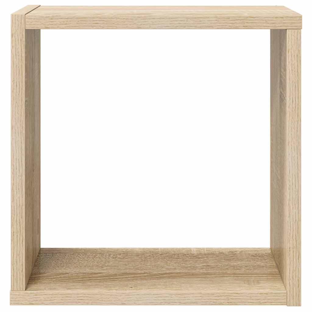 Würfelregale 2 Stk. Weiß 30x15x30 cm