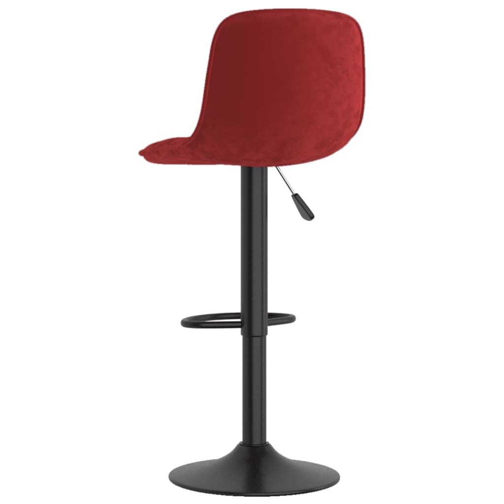 Barhocker 2 Stk. Hellgrün Samt