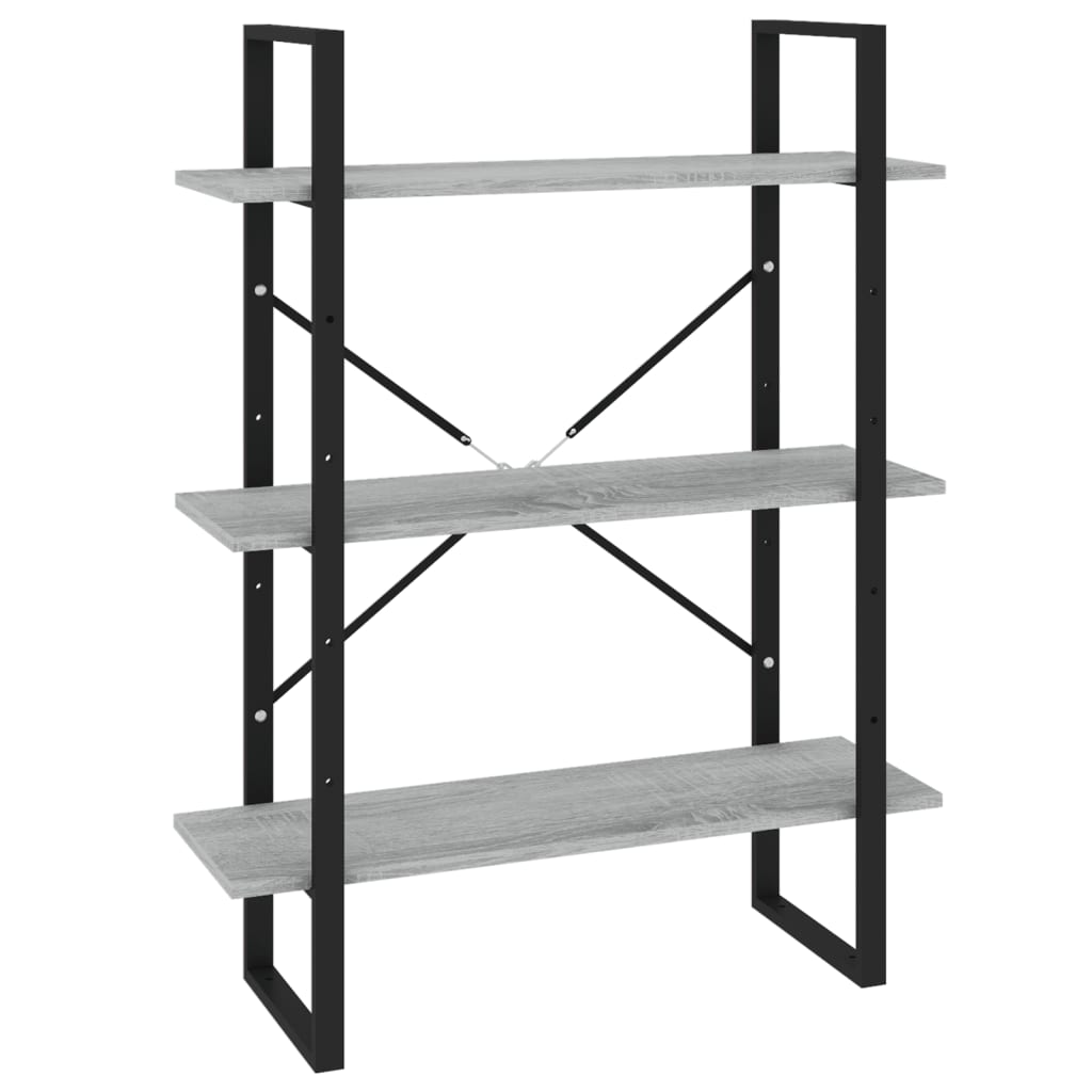 Bücherregal Weiß 80x30x105 cm Holzwerkstoff