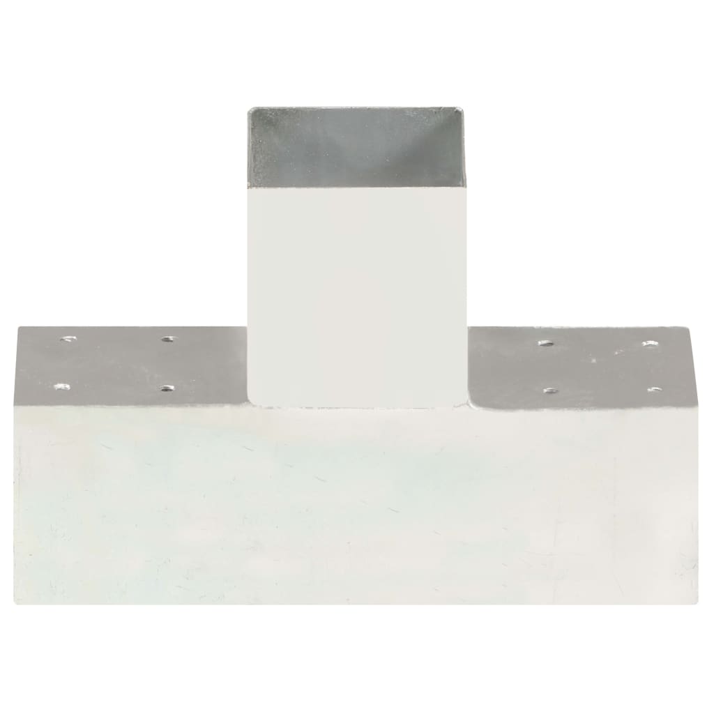 Pfostenverbinder L-Form Verzinktes Metall 71 x 71 mm