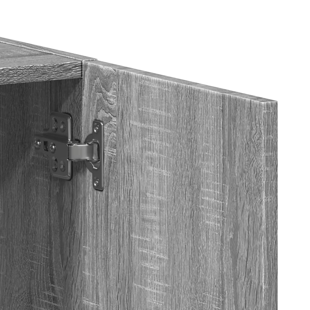 Aktenschrank Weiß 60x32x153 cm Holzwerkstoff