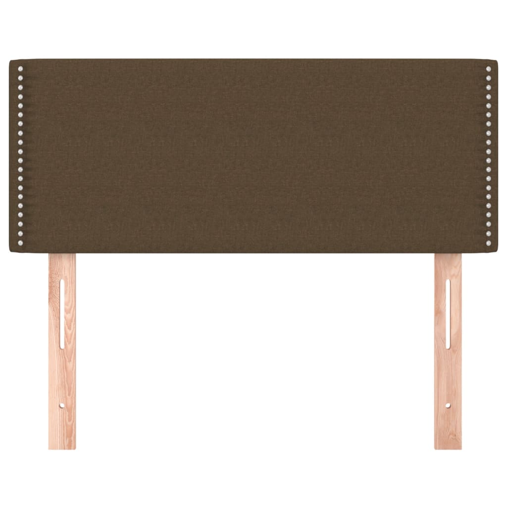 Kopfteil Dunkelgrau 80 x 5 x 118/128 cm Stoff