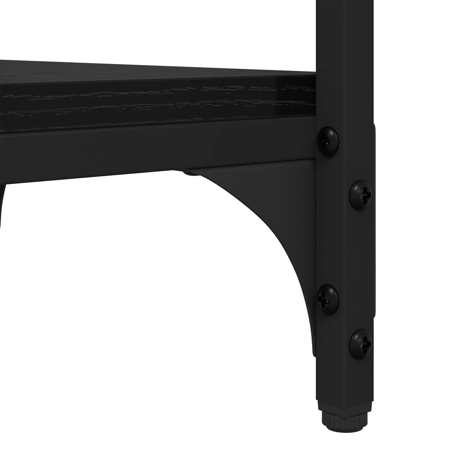 Beistelltisch Schwarz 40x30x75 cm Holzwerkstoff
