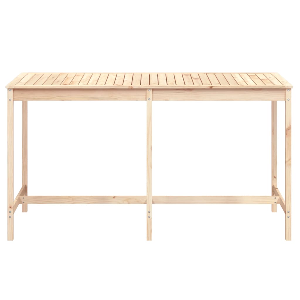 Gartentisch 82,5x82,5x110 cm Massivholz Kiefer