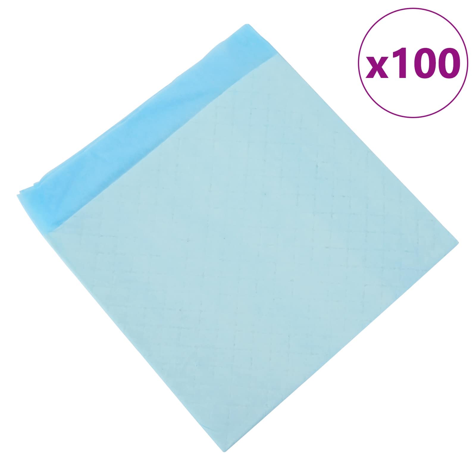 Vliesstoff Haustier Trainingspad 50 pcs Blau und Weiß
