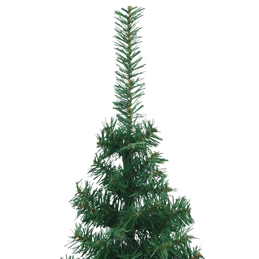 Künstlicher Eck-Weihnachtsbaum Grün 120 cm PVC