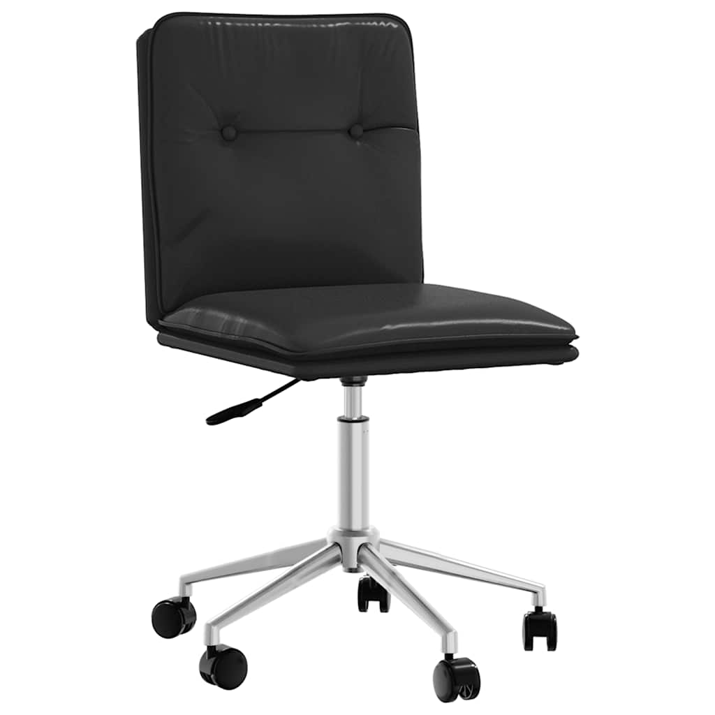 Esszimmerstühle 2 Stk. Schwarz Kunstleder