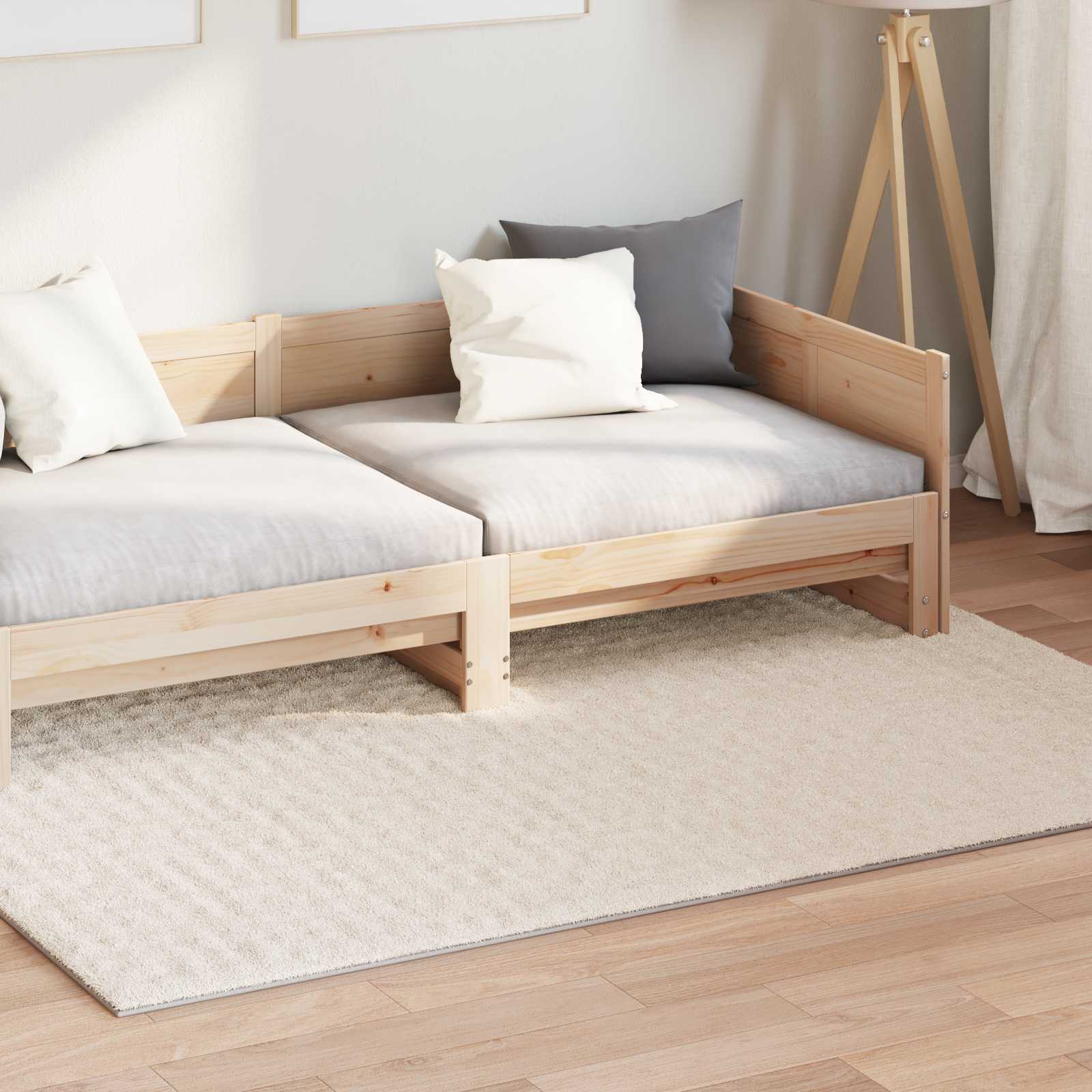 Bereichsteppiche Rechtwinklig SIROLO Creme 150 x 80 cm