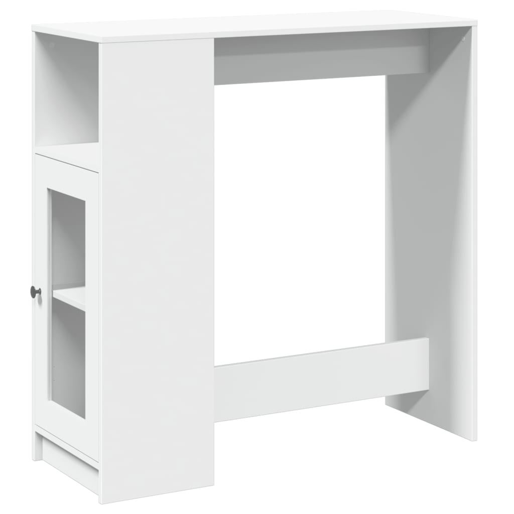 Bartisch Schwarz Eichen-Optik 101 x 40 x 103,5 cm Holzwerkstoff