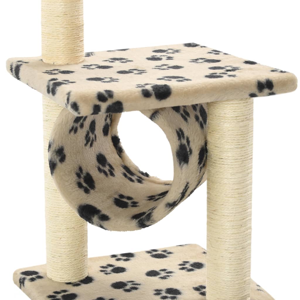 Katzen-Kratzbaum Sisal 65 cm Grau