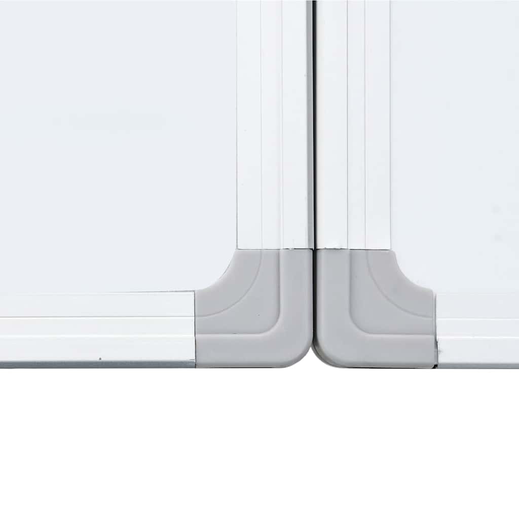 Magnetisches Whiteboard Klappbar 120x80x1,7 cm Aluminium