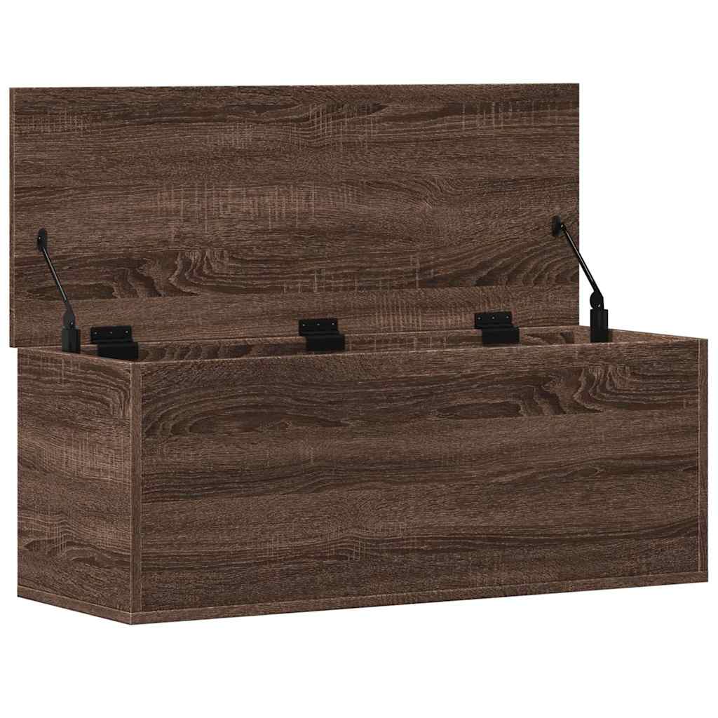 Aufbewahrungstruhe Weiß 84x42x46 cm Holzwerkstoff