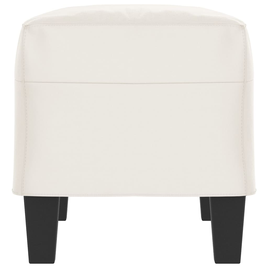 Sitzbank Hellgrau 70x35x41 cm Mikrofasergewebe