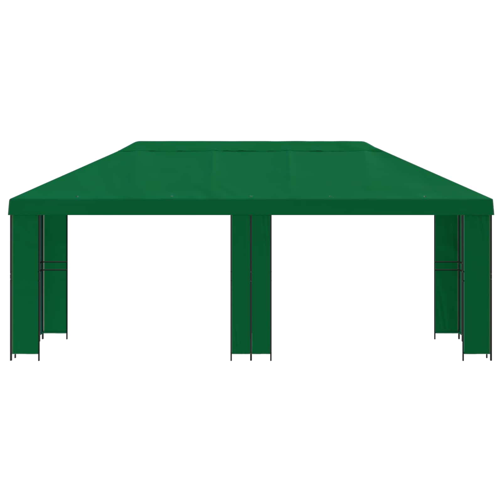 Garten Pavillon 6 x 3 m Beige Polyester und Stahl 190
