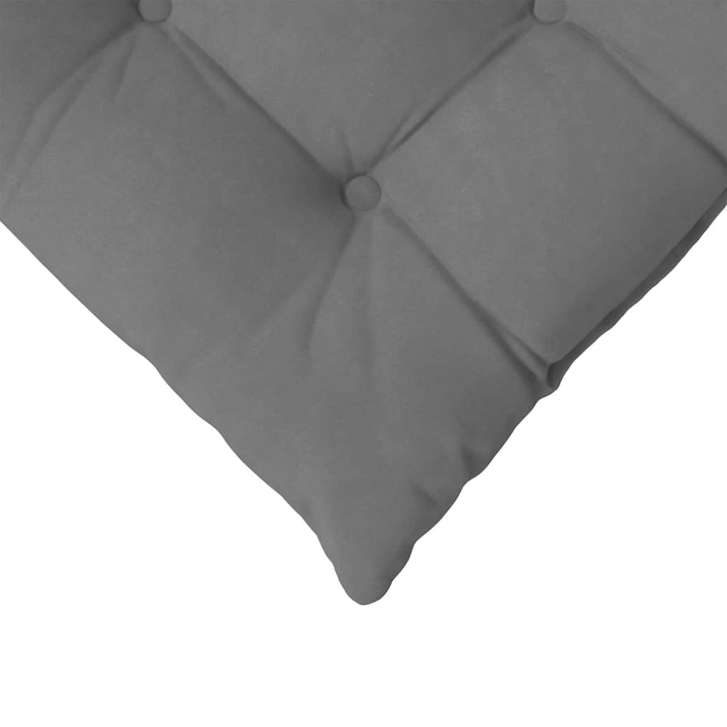 Sitzkissen 4 Stück Taupe 40 x 40 x 6 cm Mikrofaser