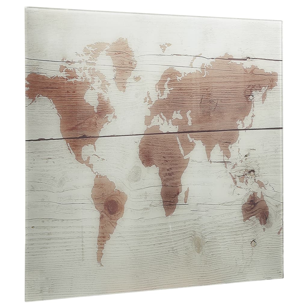 Magnettafel Wandmontage Glas 50x50 cm