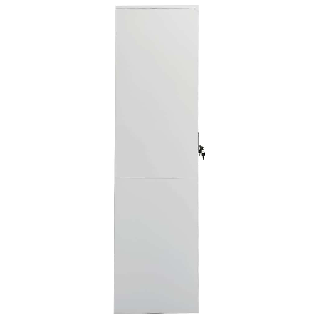 Kleiderschrank Weiß 80x50x180 cm Stahl