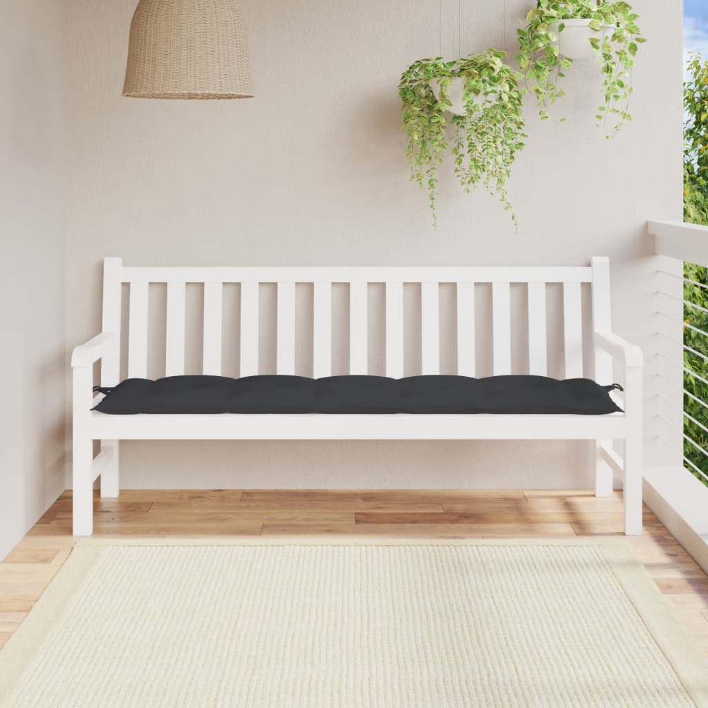 Gartenbank-Auflage Anthrazit 100x50x7 cm Oxford-Gewebe