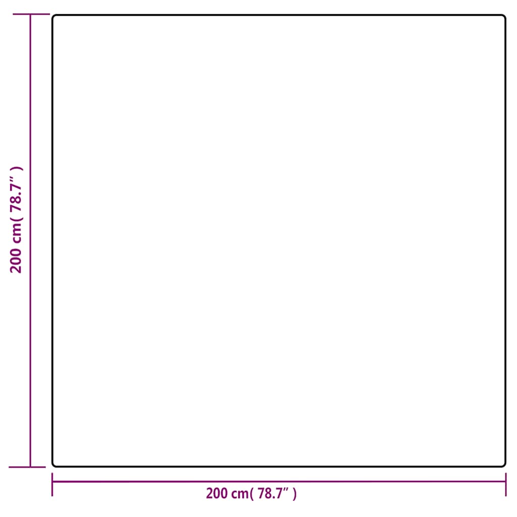 Gewichtsdecke mit Bezug Grau 122x183 cm 9 kg Stoff