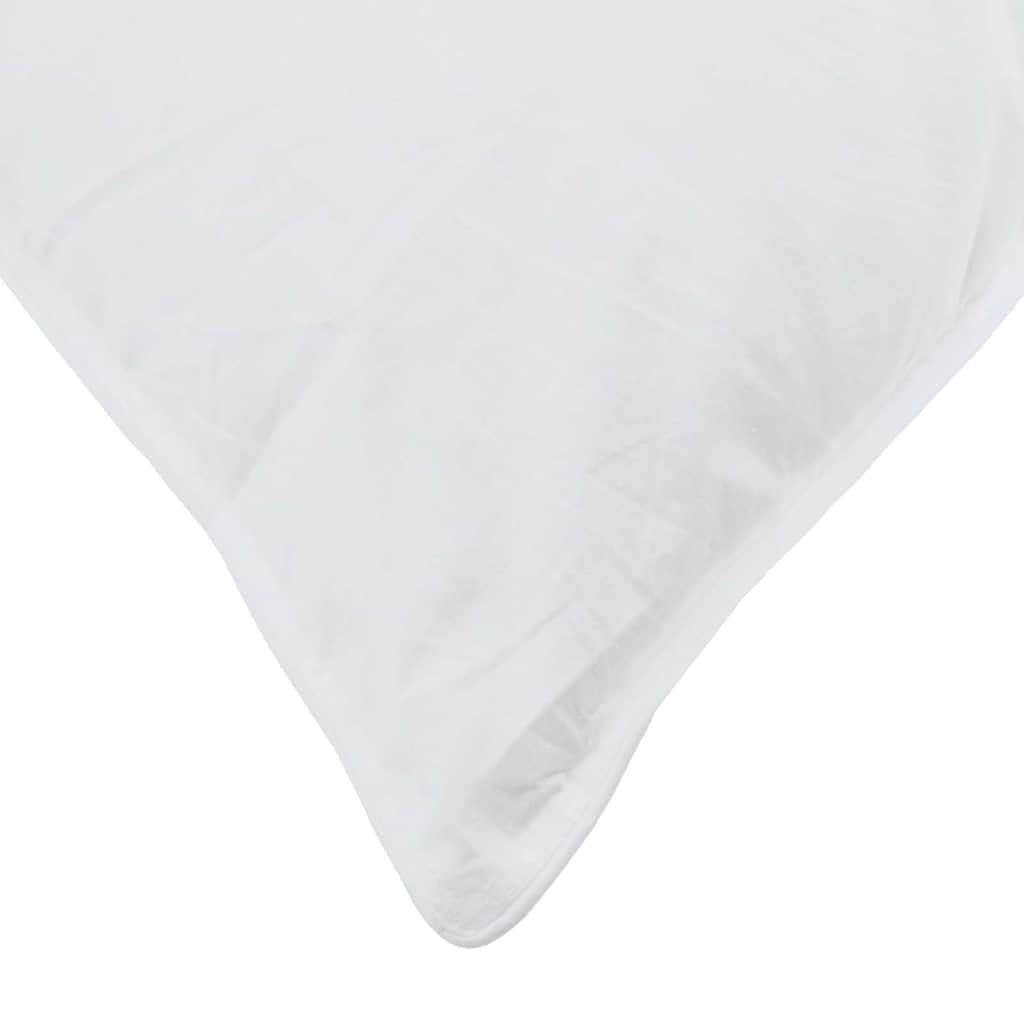 Kopfkissen mit Kissen Weiß 40 x 60 cm Feder