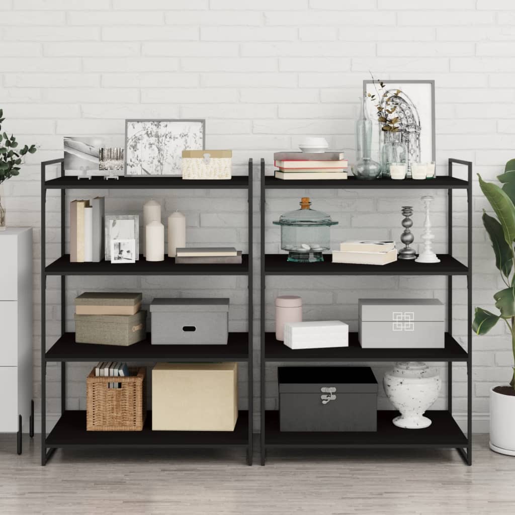 Bücherregal-Bretter 4 Stk. Weiß 40x10x1,5 cm Holzwerkstoff