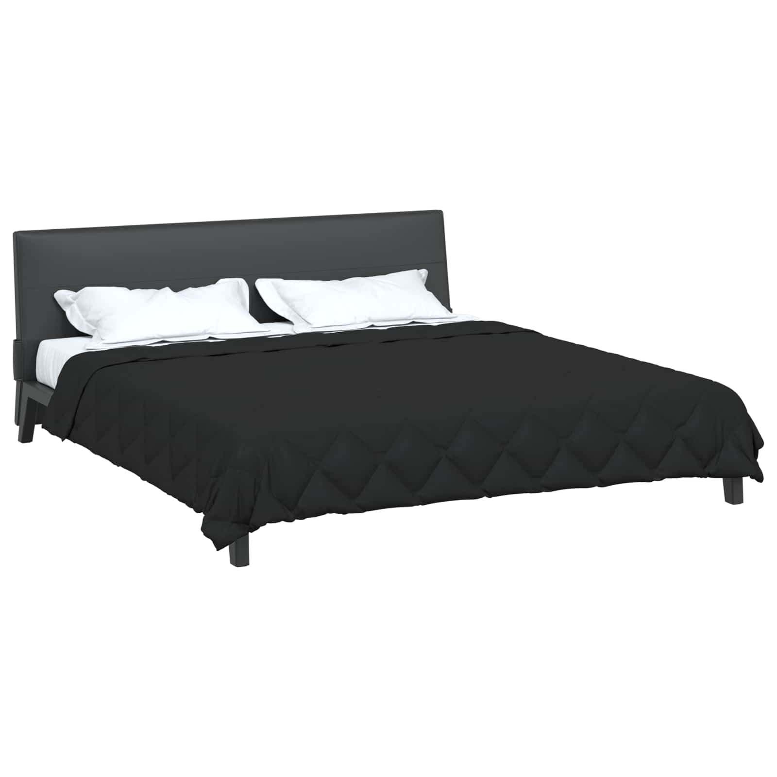 Sommerdecke Anthrazit 200 x 135 cm Mikrofaser