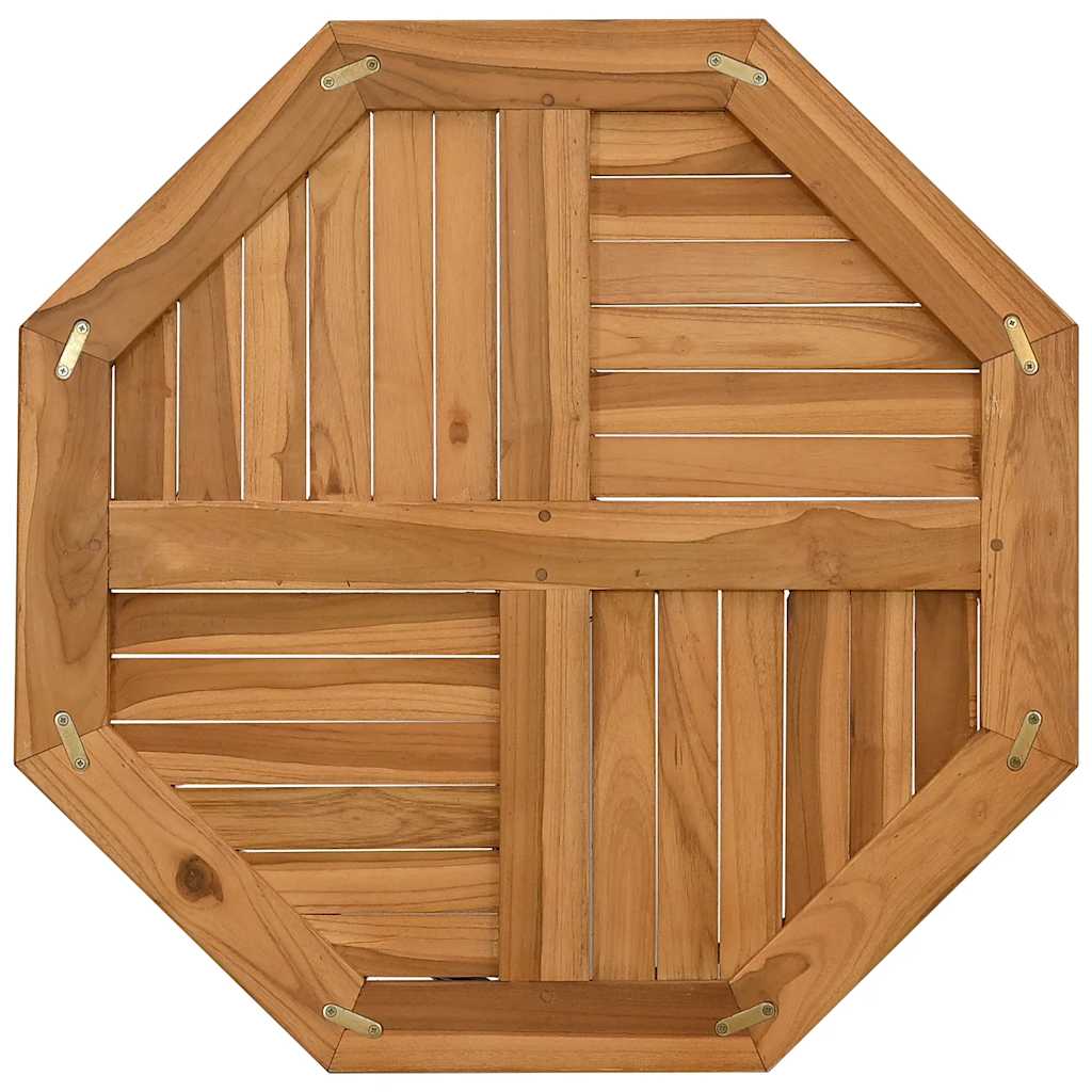 Tischplatte Massivholz Teak Rund 2,5 cm 40 cm