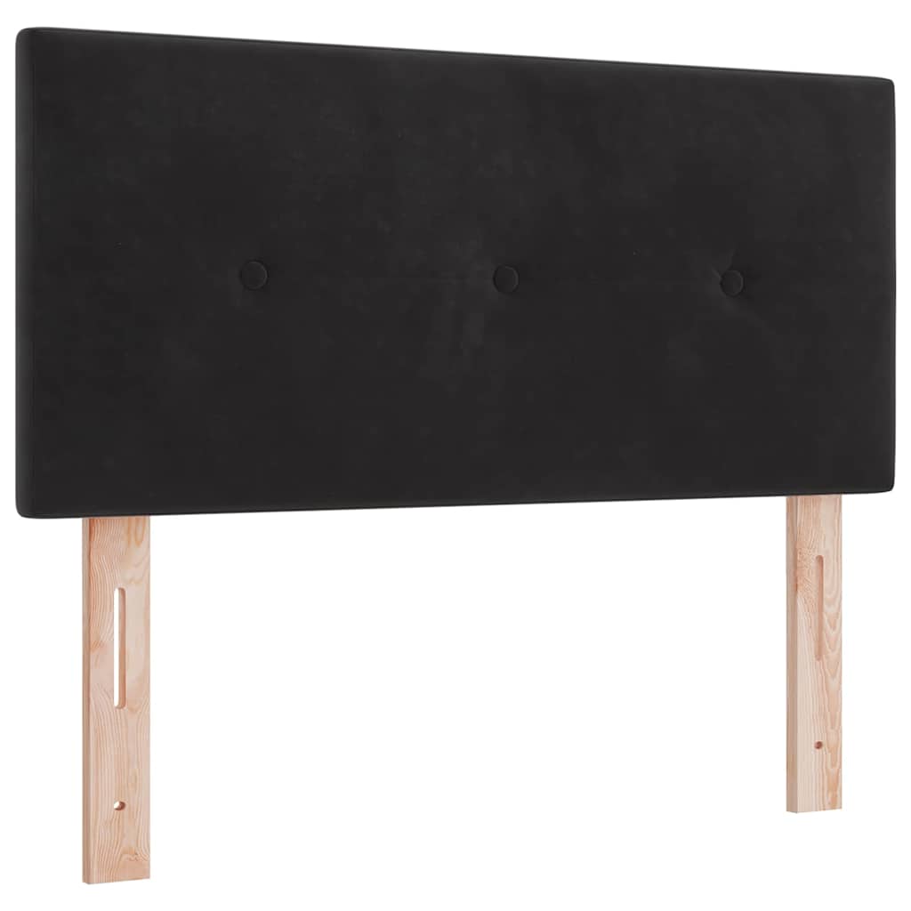 Kopfteil Hellgrau 80 cm Samt