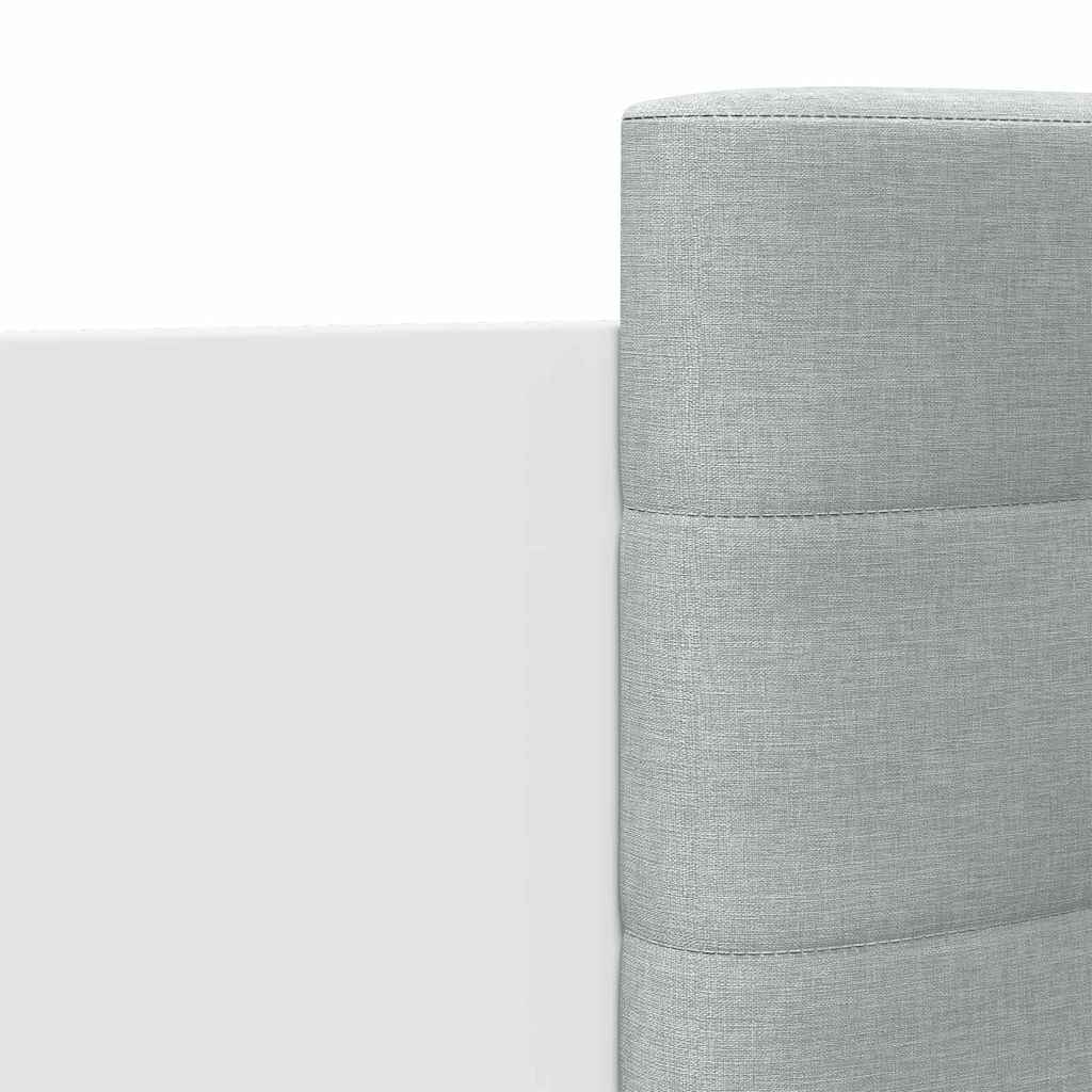 Bettgestell mit Kopfteil Grau Sonoma 180x200 cm Holzwerkstoff