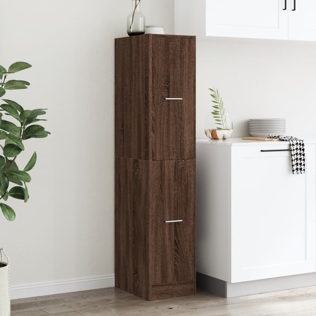 Apothekerschrank Weiß 30 x 41 x 174,5 cm Holzwerkstoff