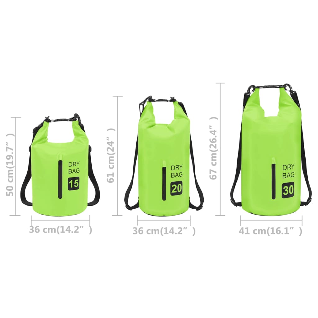 Trockensack Grün 5 L PVC