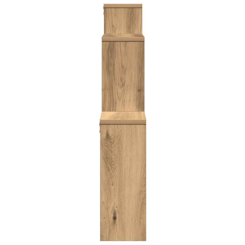 Würfelregal Weiß 80x15x78,5 cm Holzwerkstoff
