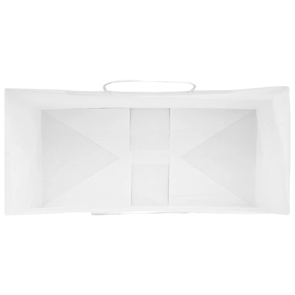 Papiertragetaschen 50 Stk. mit Henkeln Braun 21x11x36 cm
