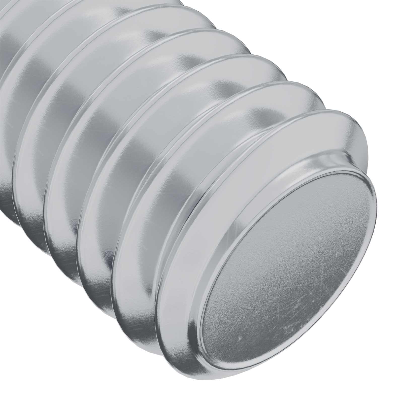 Kopf-Sicherungsschraube 2 pcs Silber M6 x 15 mm Stahl